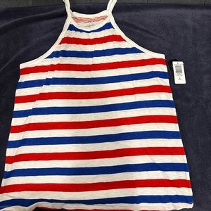 Torrid size 1 red white and blue tank top